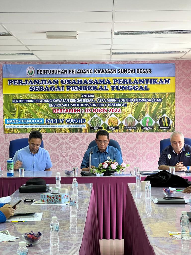 Percubaan lapangan Paddy Guard Sungai Besar